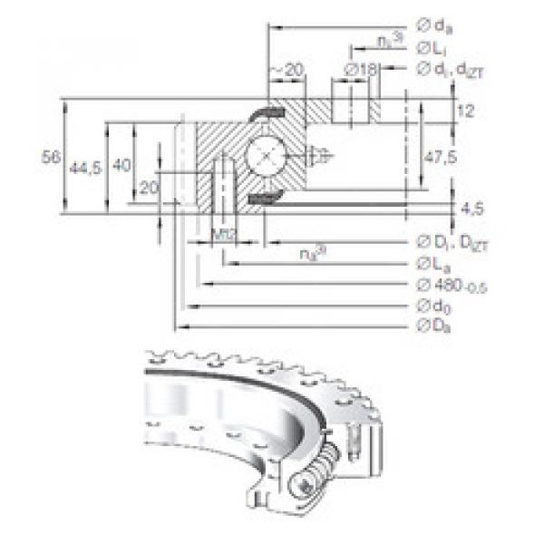 thrust ball bearing applications VLA 20 0414 N INA #1 image