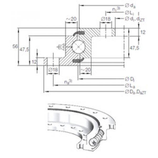 thrust ball bearing applications VLU 20 0414 INA #1 image