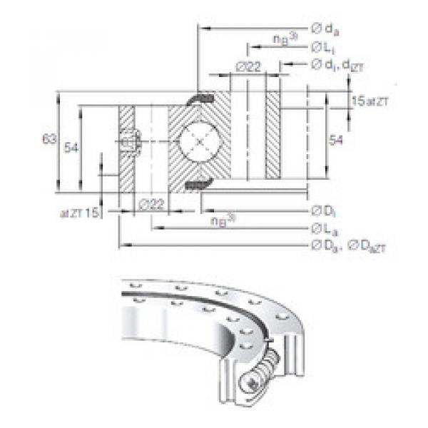 thrust ball bearing applications VSU 25 0755 INA #1 image