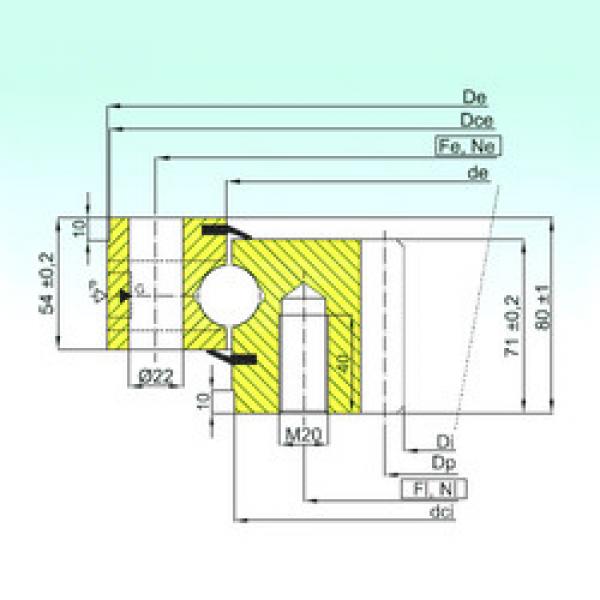 thrust ball bearing applications ZB1.25.0455.201-2SPTN ISB #1 image