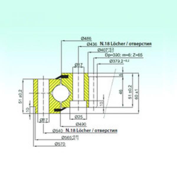 thrust ball bearing applications ZB1.25.0488.200-2SPPN ISB #1 image