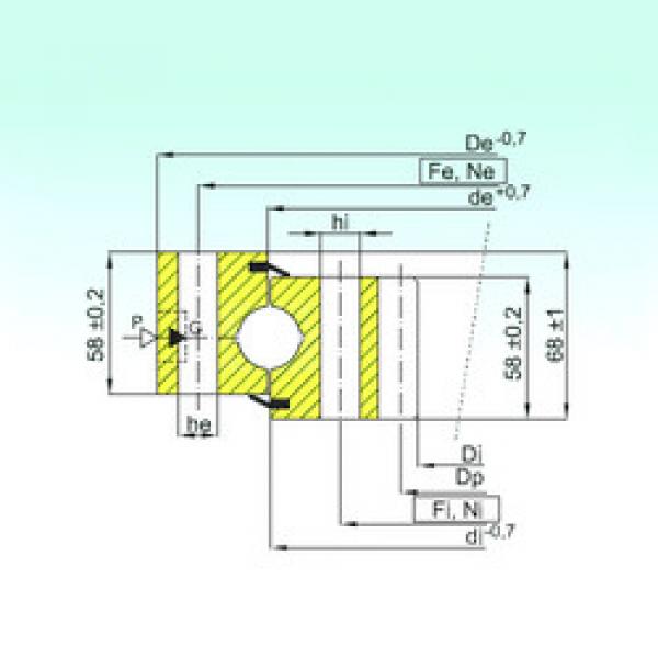 thrust ball bearing applications ZB1.25.1424.400-1SPPN ISB #1 image