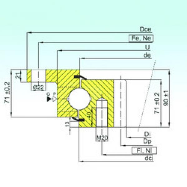thrust ball bearing applications ZBL.30.1355.201-2SPTN ISB #1 image