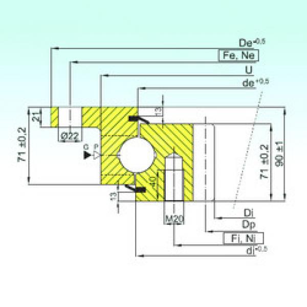 thrust ball bearing applications ZBL.30.1055.200-1SPTN ISB #1 image