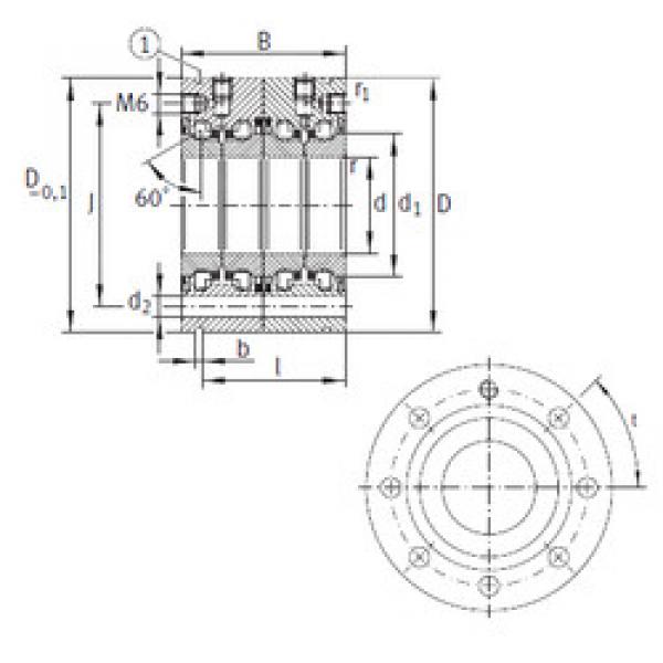 thrust ball bearing applications ZKLF1762-2RS-2AP INA #1 image