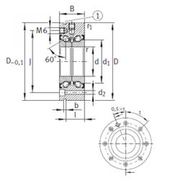 thrust ball bearing applications ZKLF100200-2Z INA #1 image