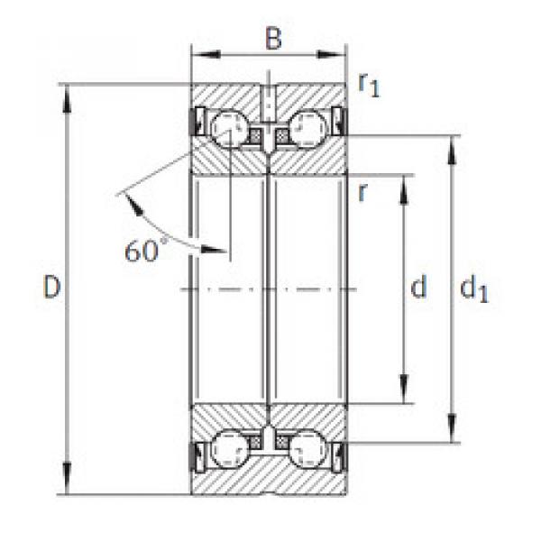 thrust ball bearing applications ZKLN3572-2RS-PE INA #1 image