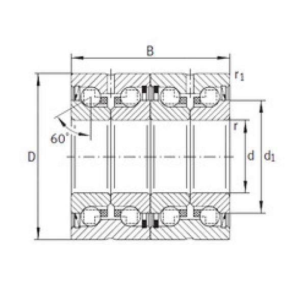 thrust ball bearing applications ZKLN4075-2RS-2AP INA #1 image