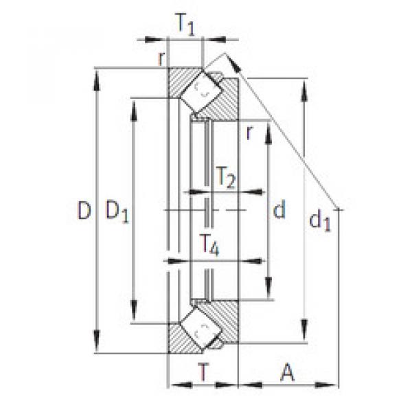 thrust ball images bearings 292/1000-E1-MB INA #1 image