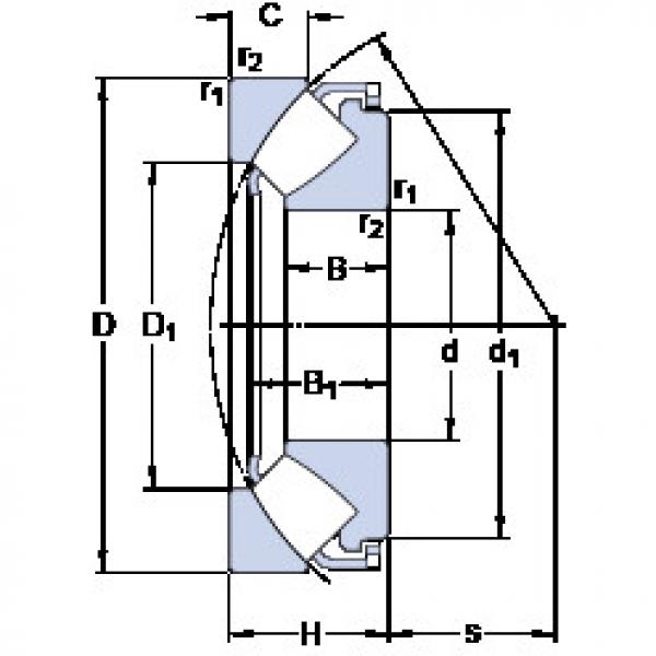 thrust ball images bearings 29338 E SKF #1 image