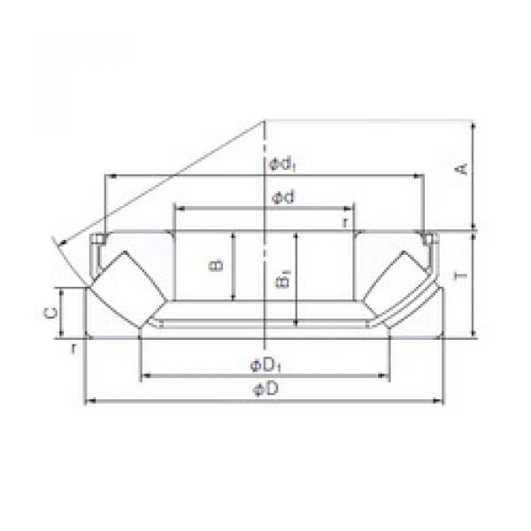 thrust ball images bearings 29413EX NACHI #1 image