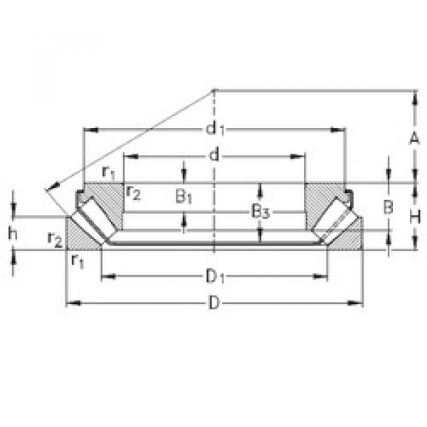 thrust ball images bearings 29412-EJ NKE #1 image