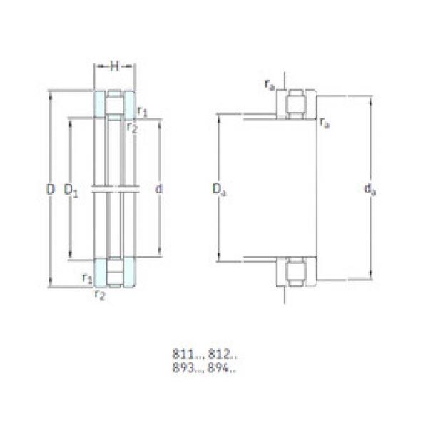 thrust ball images bearings 81111TN SKF #1 image