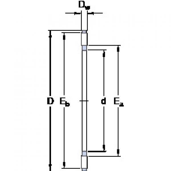 thrust ball images bearings AXK 0821 TN SKF #1 image