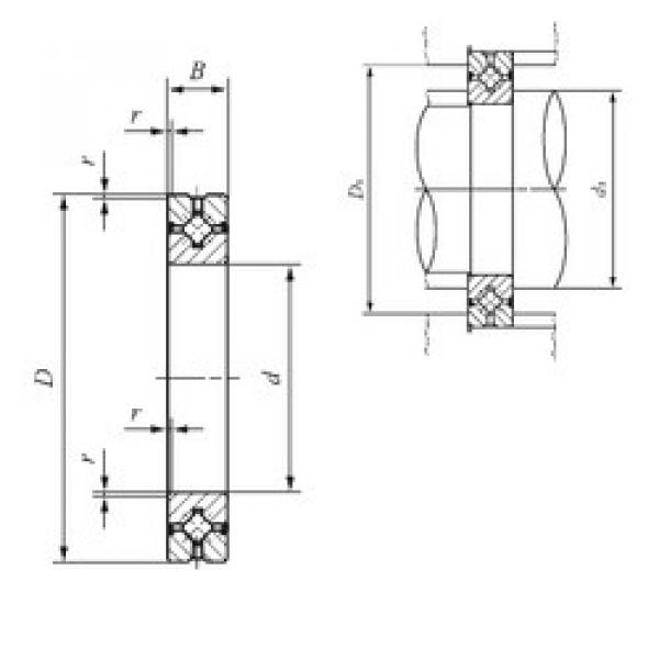 thrust ball images bearings CRBH 20025 A UU IKO #1 image