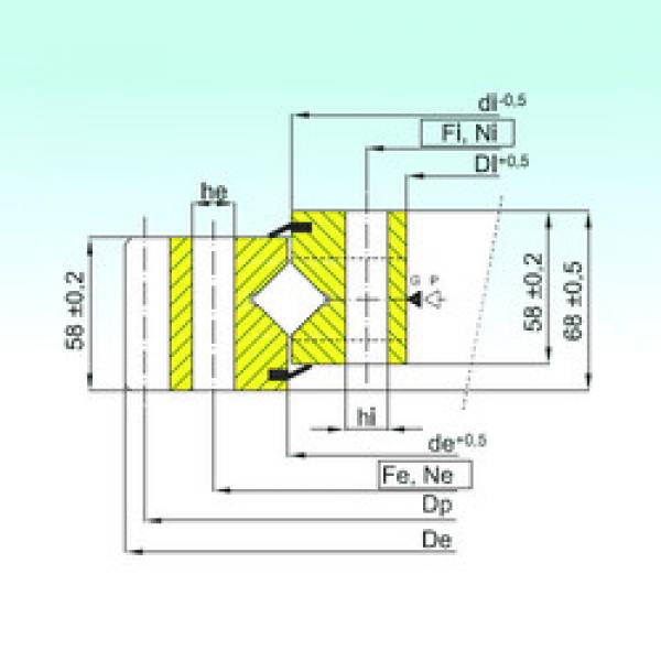 thrust ball images bearings ER1.16.1204.400-1SPPN ISB #1 image