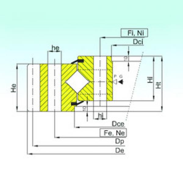 thrust ball images bearings ER1.45.1595.400-1SPPN ISB #1 image