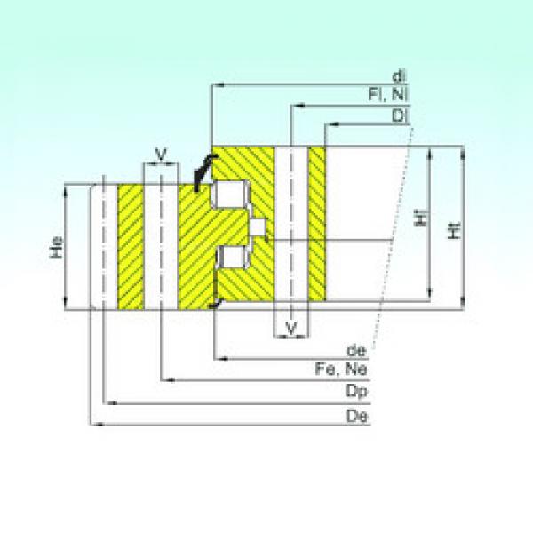 thrust ball images bearings ER3.20.1400.400-1SPPN ISB #1 image