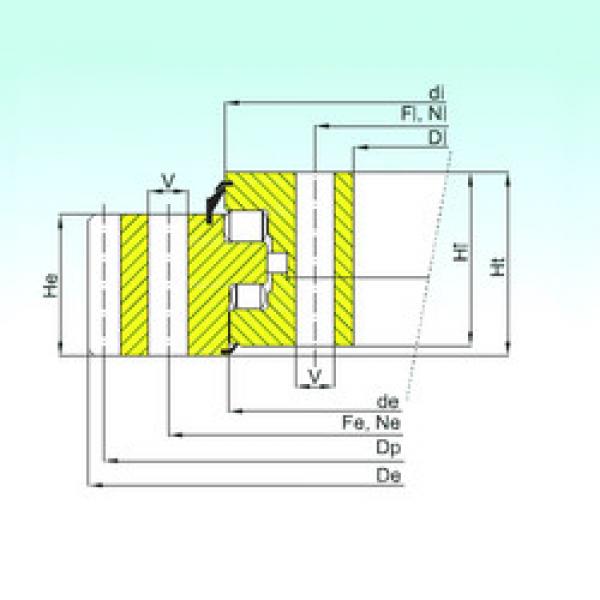 thrust ball images bearings ER3.32.2240.400-1SPPN ISB #1 image