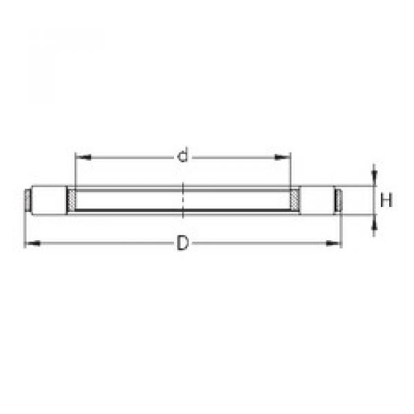 thrust ball images bearings K 81107-TVPB NKE #1 image