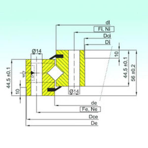 thrust ball images bearings NR1.14.0414.200-1PPN ISB #1 image