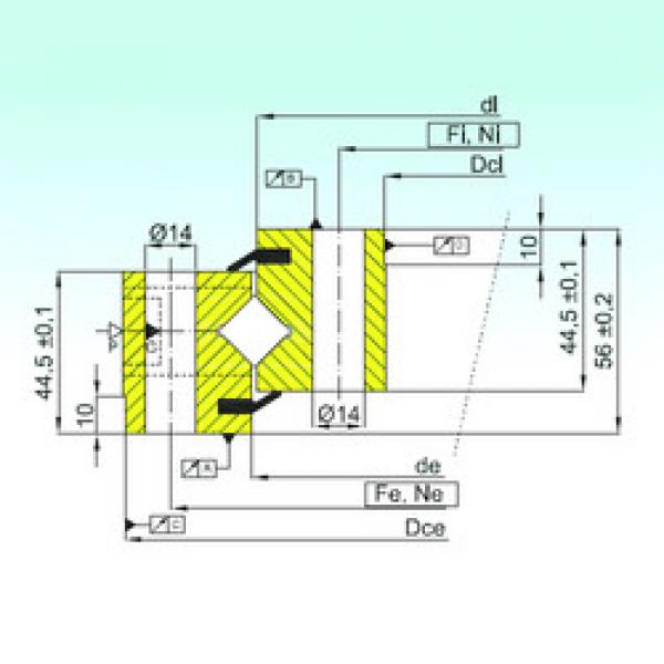 thrust ball images bearings NR1.14.0544.201-3PPN ISB #1 image