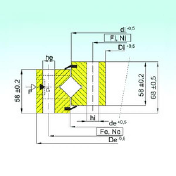 thrust ball images bearings NR1.16.1534.400-1PPN ISB #1 image