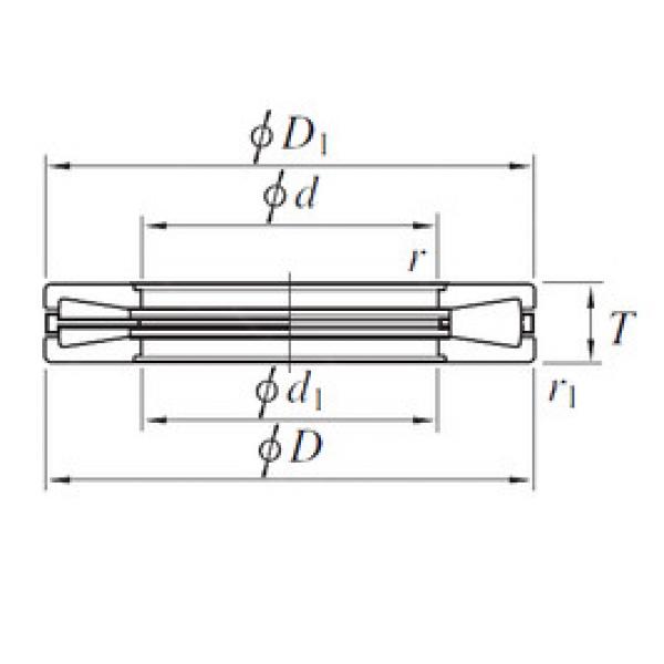 thrust ball images bearings T16021 KOYO #1 image