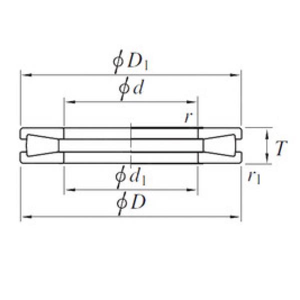 thrust ball images bearings T921V KOYO #1 image