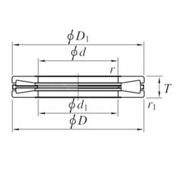 thrust ball images bearings T232807 KOYO #1 image