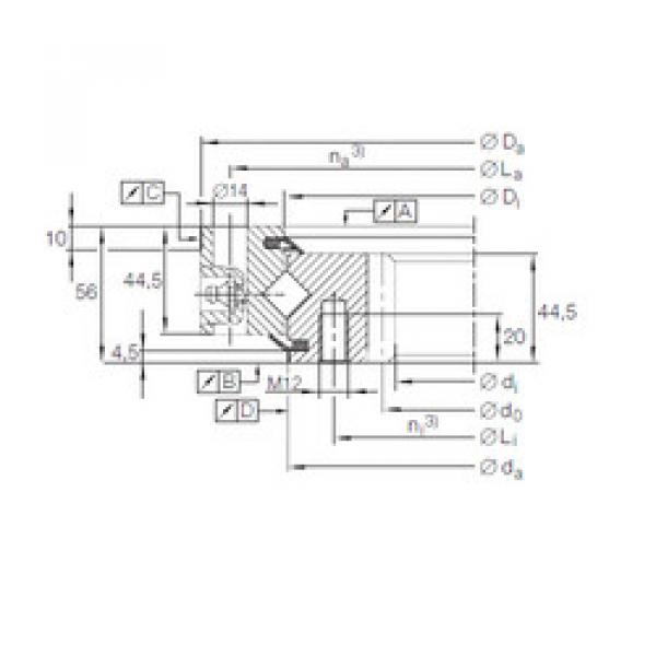 thrust ball images bearings XSI 14 0644 N INA #1 image