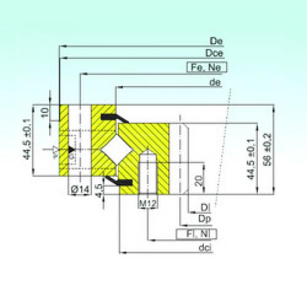 thrust ball images bearings ZR1.14.0414.200-1SPTN ISB #1 image