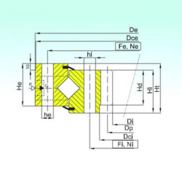 thrust ball images bearings ZR1.20.0489.400-1SPPN ISB #1 image