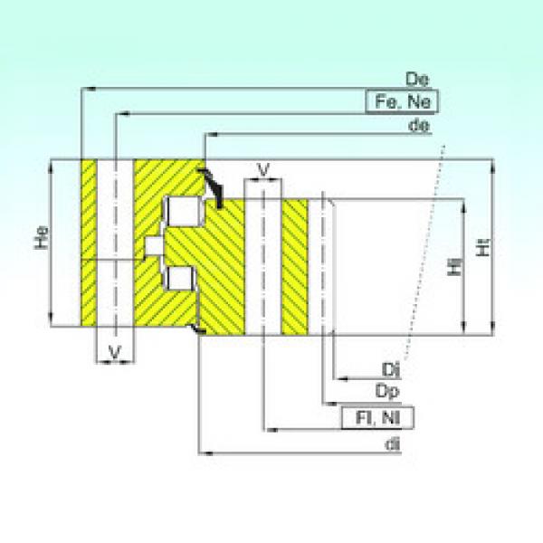 thrust ball images bearings ZR3.20.1250.400-1SPPN ISB #1 image