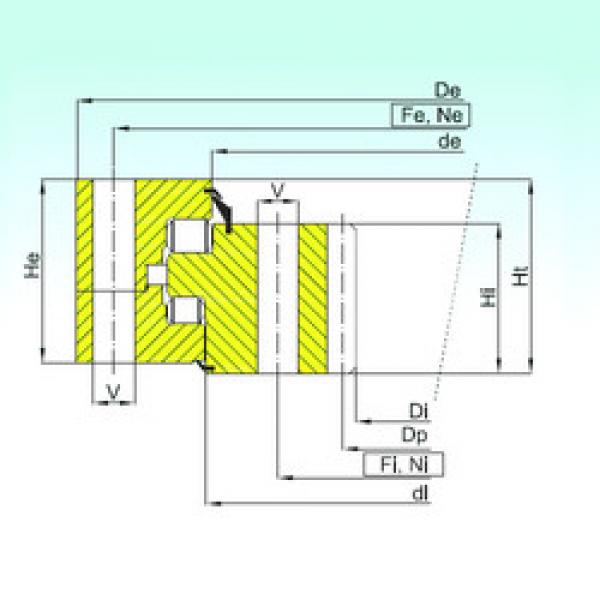 thrust ball images bearings ZR3.40.3550.400-1SPPN ISB #1 image