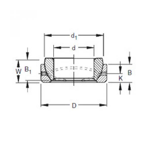 plain bushings bearings 30SBT48 Timken #1 image