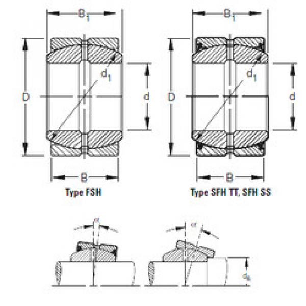 plain bushings bearings 14FSH30 Timken #1 image