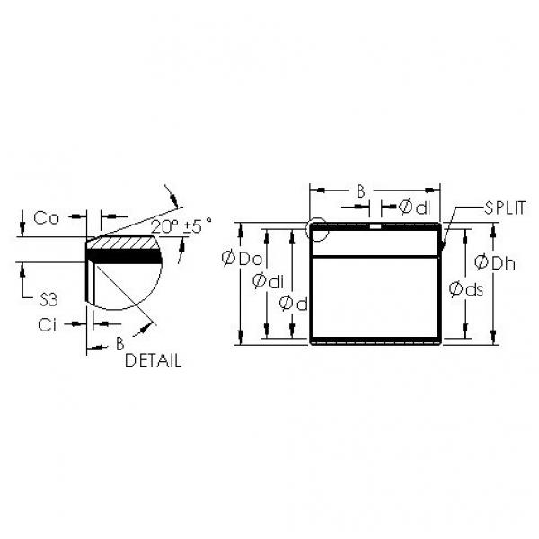 plain bushings bearings AST40 0608 AST #1 image