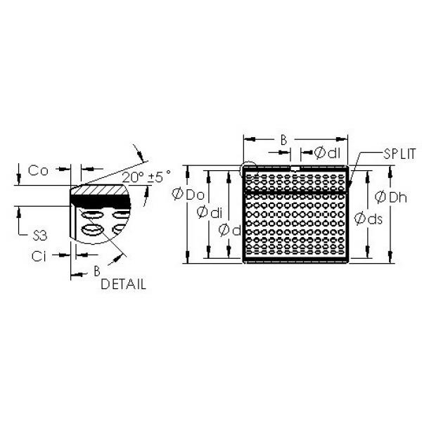 plain bushings bearings AST800 1020 AST #1 image