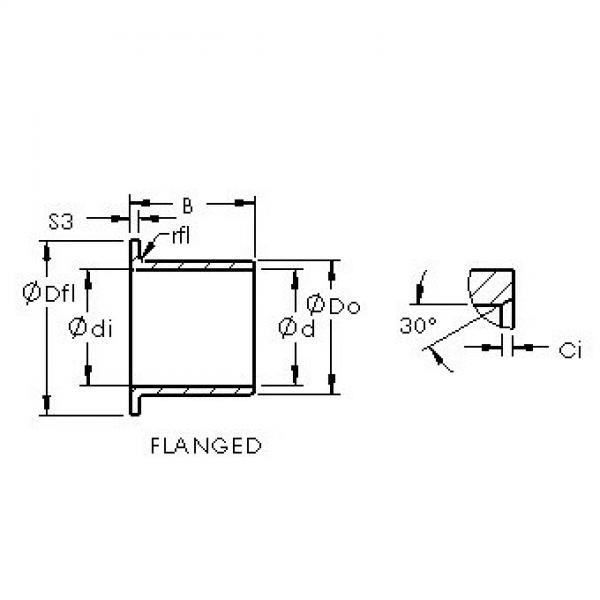 plain bushings bearings ASTEPBF 0507-04 AST #1 image