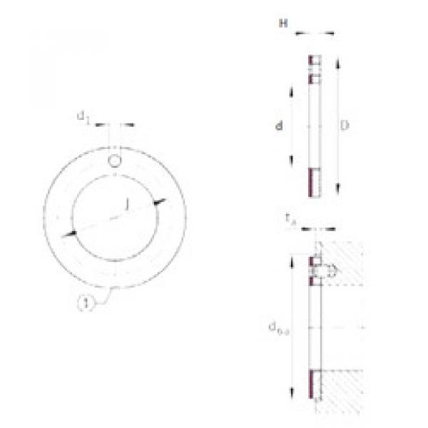 plain bushings bearings EGW10-E40-B INA #1 image