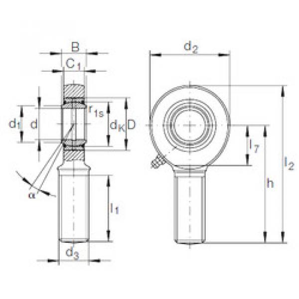 plain bushings bearings GAR 20 DO INA #1 image