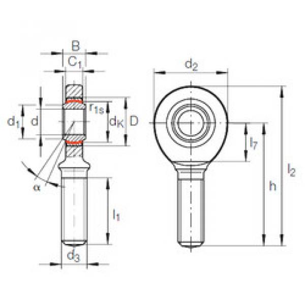 plain bushings bearings GAR 15 UK INA #1 image