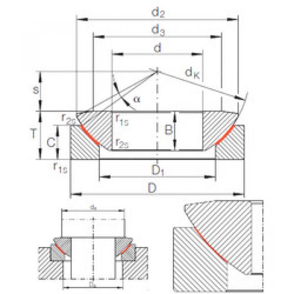 plain bushings bearings GE 100 AW INA #1 image