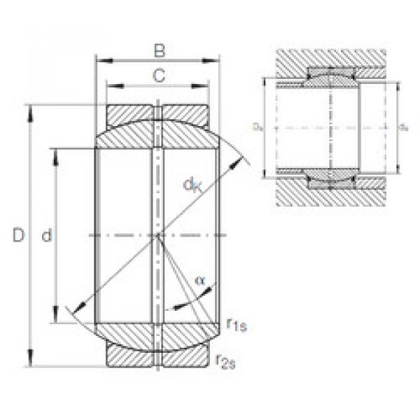 plain bushings bearings GE 100 DO INA #1 image