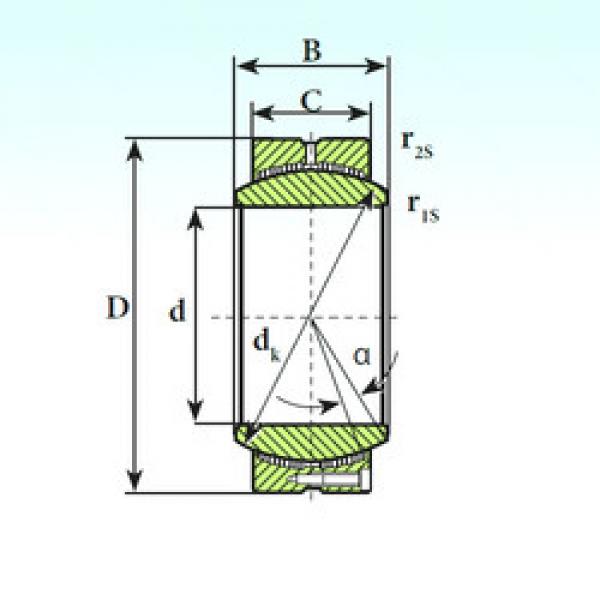 plain bushings bearings GE 100 CP ISB #1 image