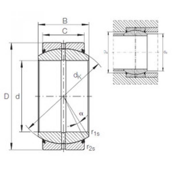 plain bushings bearings GE 160 DO-2RS INA #1 image