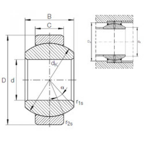 plain bushings bearings GE 10 FO INA #1 image