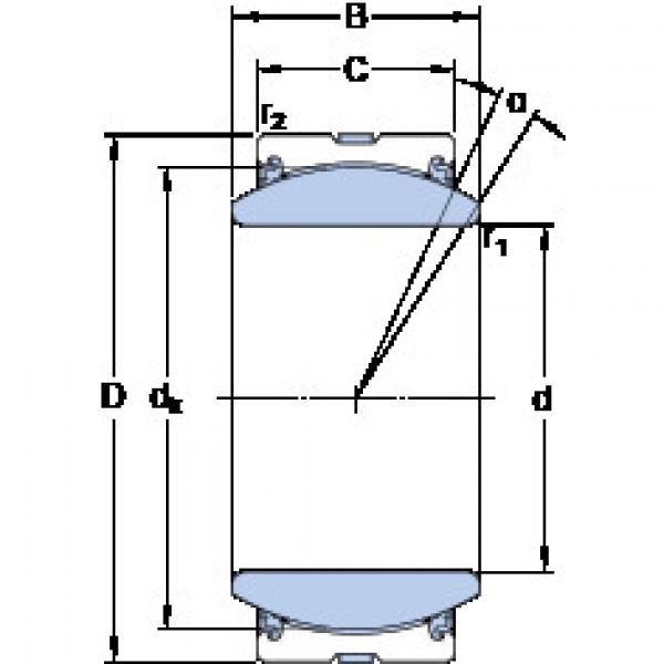 plain bushings bearings GE 120 TXA-2LS SKF #1 image