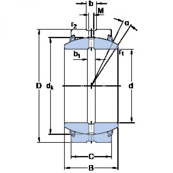 plain bushings bearings GE 100 ES-2LS SKF #1 image